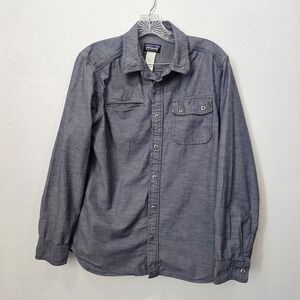 Patagonia Organic Cotton Men's Longsleeve Polo Size Medium